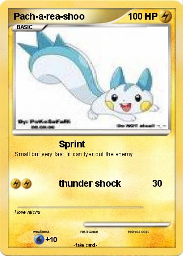 Pokemon Pach-a-rea-shoo