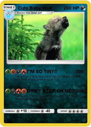 Pokemon Cute Baby Wolf