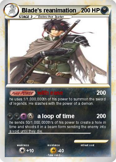 Pokemon Blade's reanimation