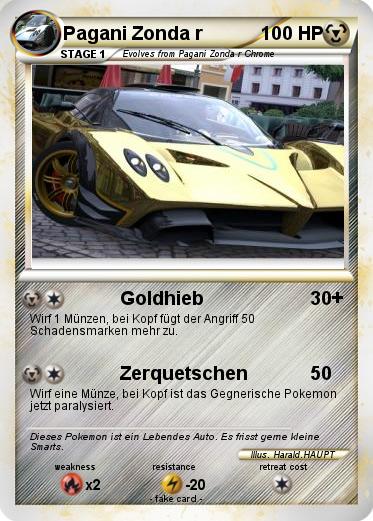 Pokemon Pagani Zonda r