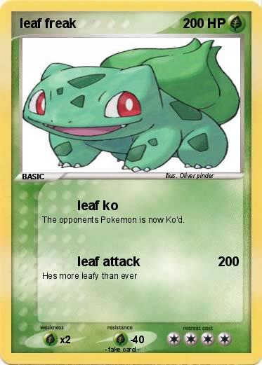 Pokemon leaf freak