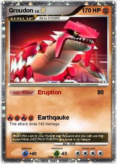 Pokemon Groudon