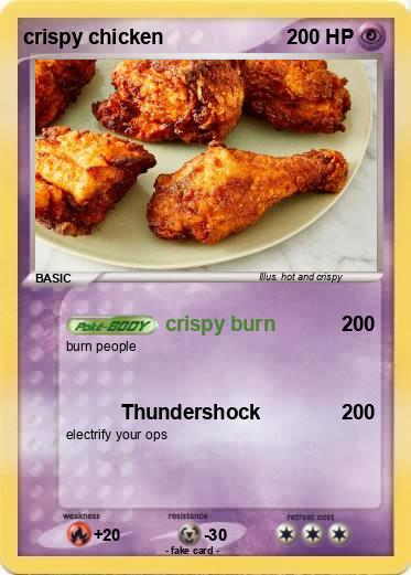 Pokemon crispy chicken