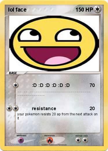 Pokemon lol face