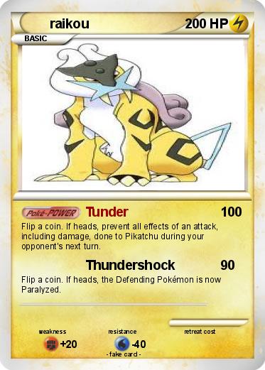 Pokemon raikou