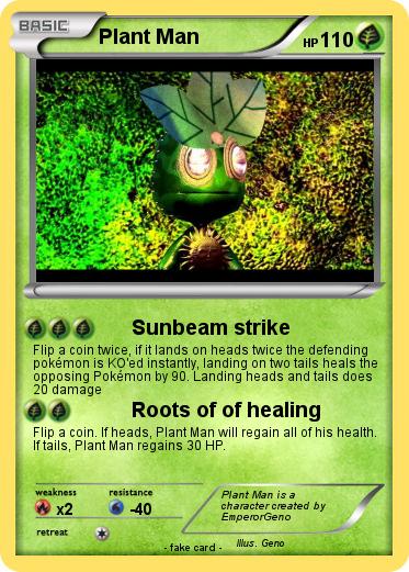 Pokemon Plant Man