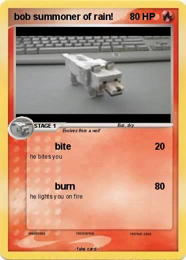 Pokemon bob summoner of rain!