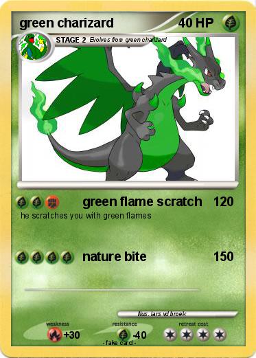 Pokemon green charizard