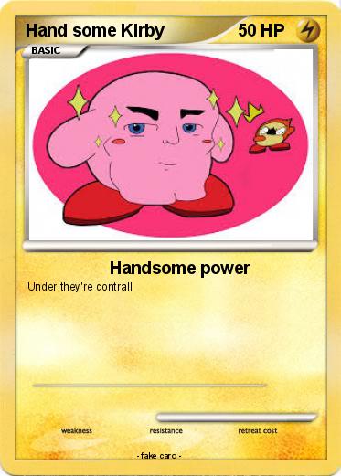 Pokemon Hand some Kirby