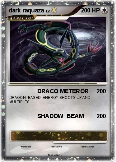 Pokemon dark raquaza