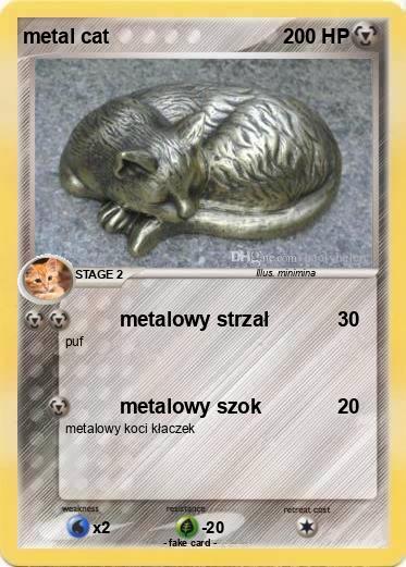 Pokemon metal cat