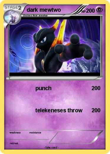 Pokemon dark mewtwo