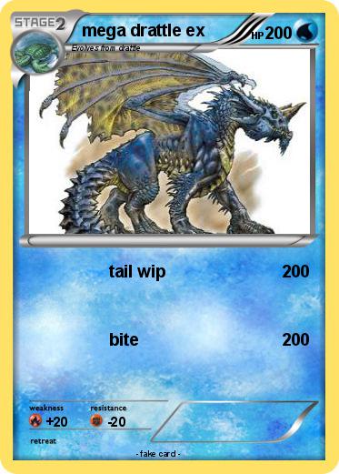 Pokemon mega drattle ex