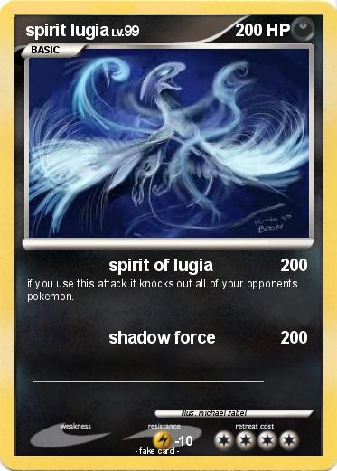 Pokemon spirit lugia