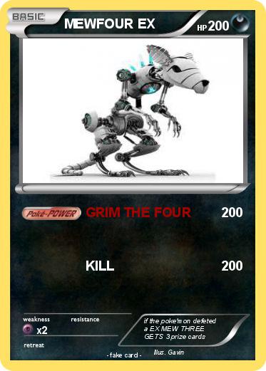 Pokemon MEWFOUR EX
