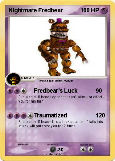 Pokemon Nightmare Fredbear