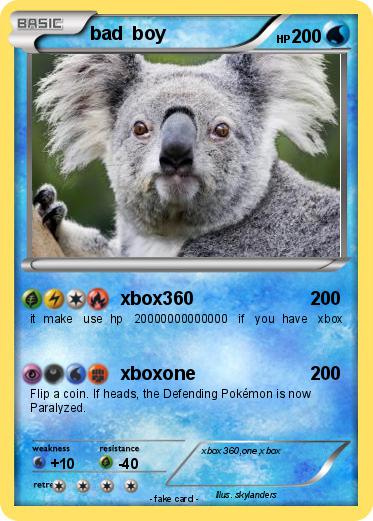 Pokemon bad  boy