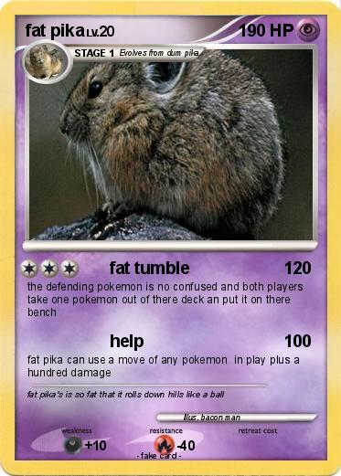 Pokemon fat pika