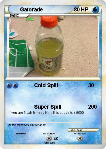 Pokemon Gatorade