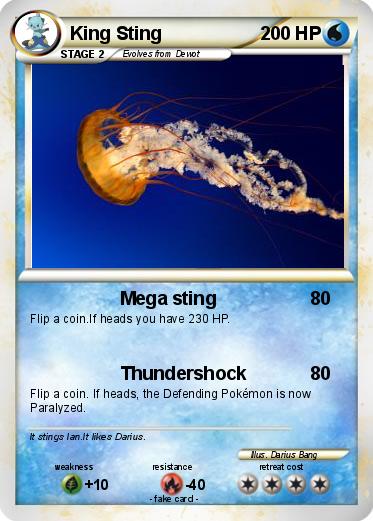 Pokemon King Sting