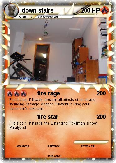 Pokemon down stairs