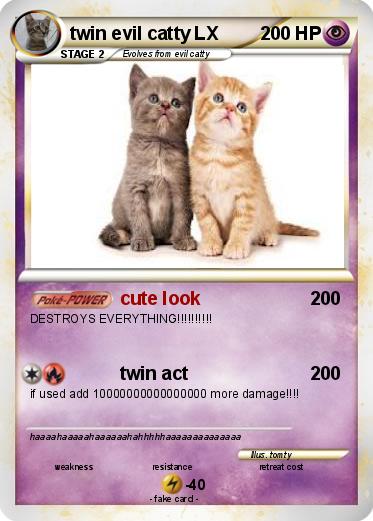 Pokemon twin evil catty LX