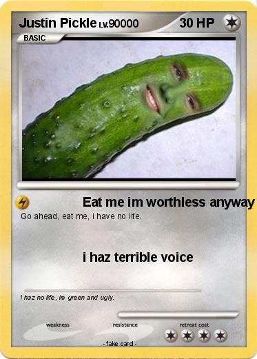 Pokemon Justin Pickle