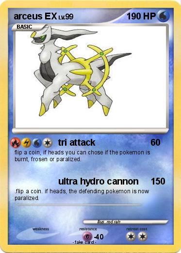 Pokemon arceus EX