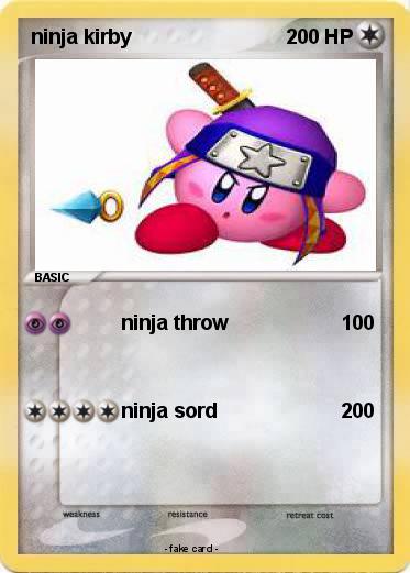Pokemon ninja kirby