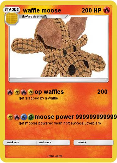 Pokemon waffle moose