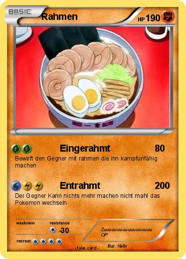 Pokemon Rahmen