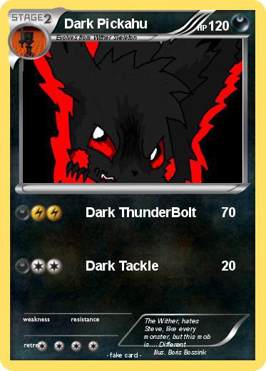 Pokemon Dark Pickahu