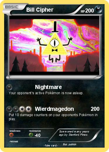 Pokemon Bill Cipher