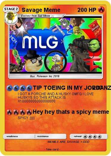 Pokemon Savage Meme