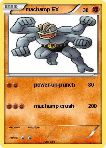 Pokemon machamp EX