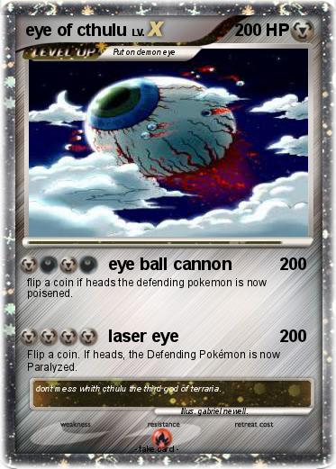 Pokemon eye of cthulu
