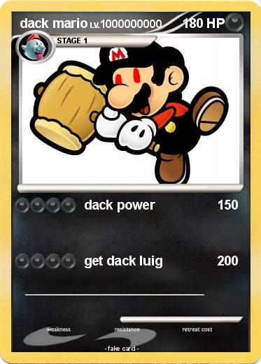 Pokemon dack mario