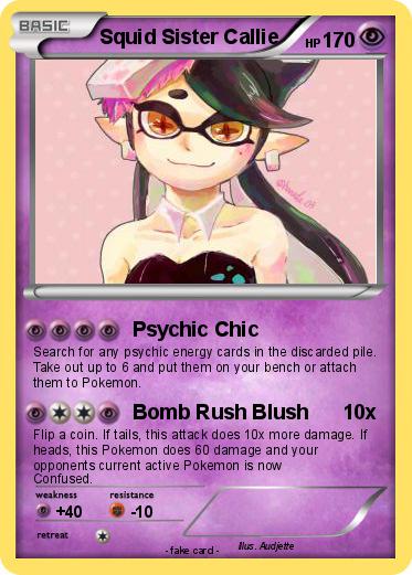 Pokemon Squid Sister Callie