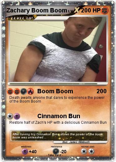 Pokemon Zachary Boom Boom