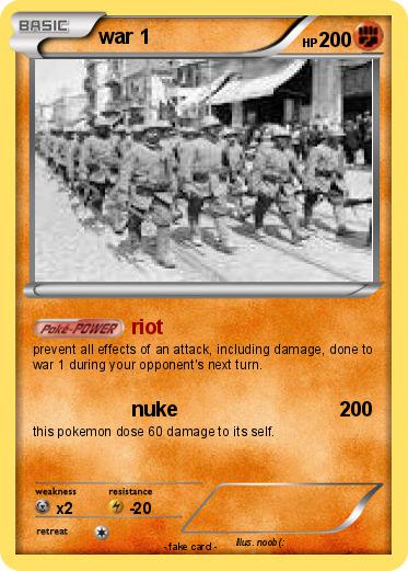 Pokemon war 1