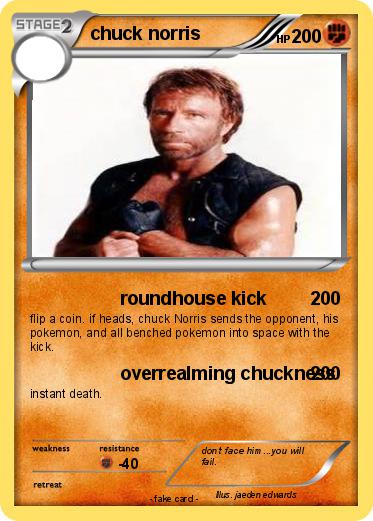 Pokemon chuck norris