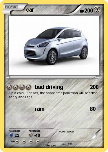 Pokemon car
