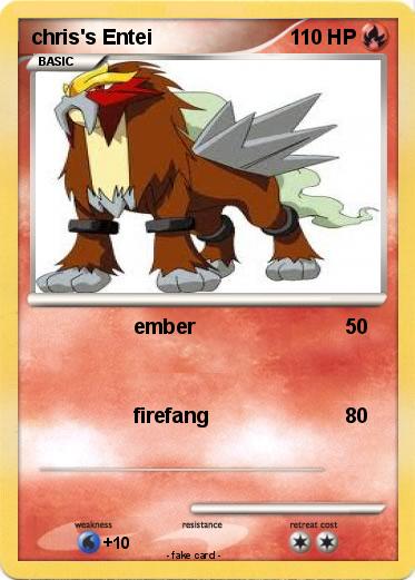 Pokemon chris's Entei