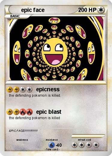 Pokemon epic face