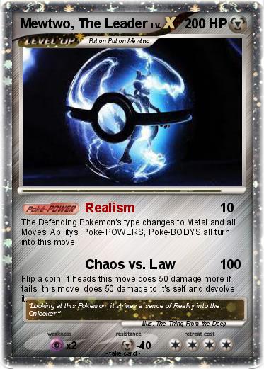 Pokemon Mewtwo, The Leader