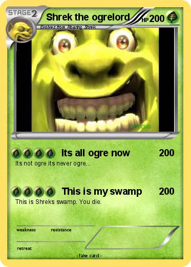 Pokemon Shrek the ogrelord