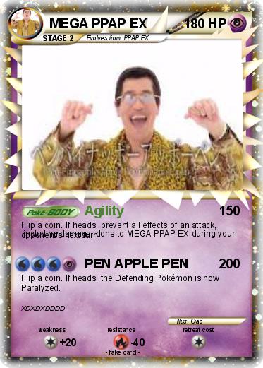 Pokemon MEGA PPAP EX