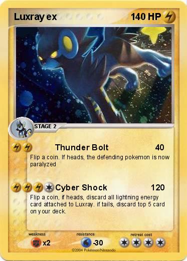 Pokemon Luxray ex