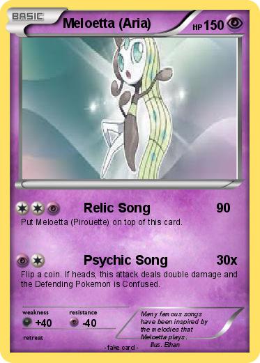 Pokemon Meloetta (Aria)