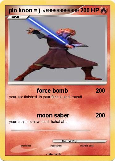 Pokemon plo koon = )